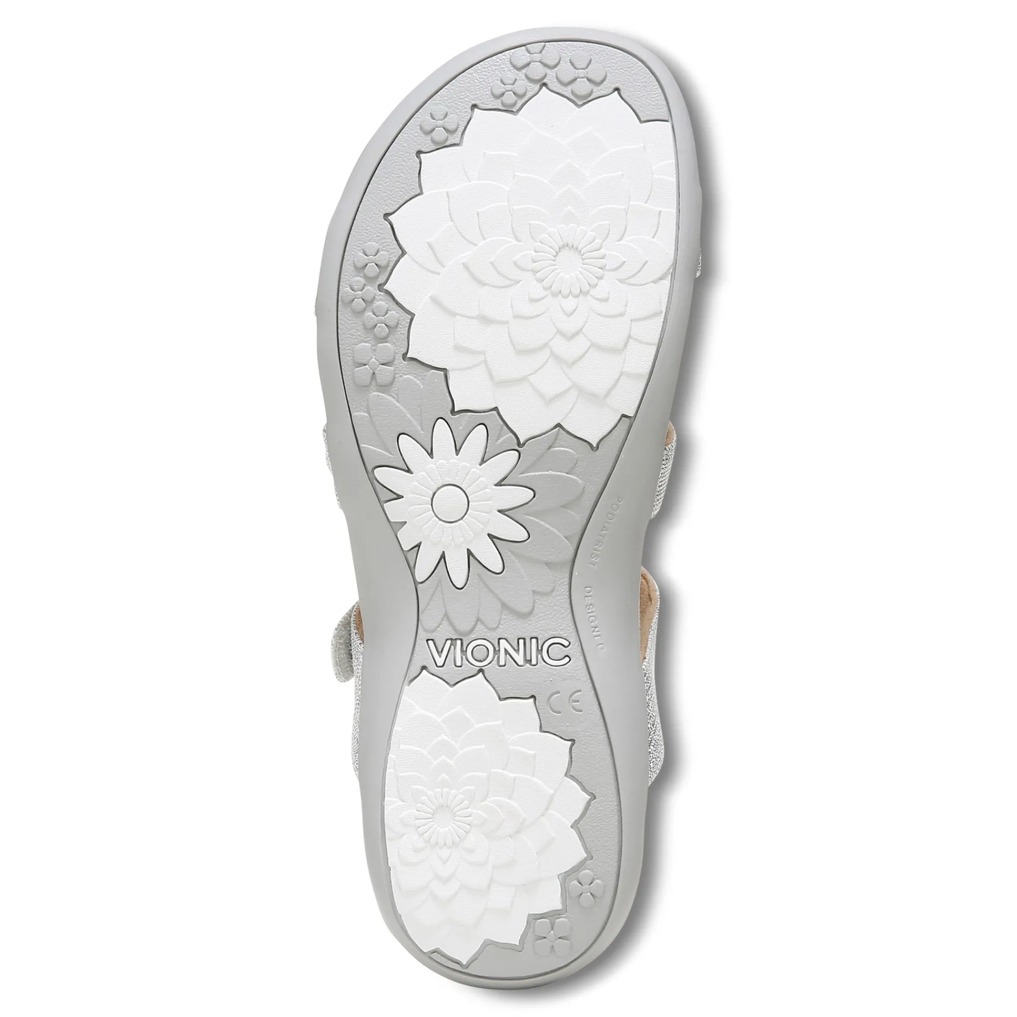 Vionic Amber Metallic Adjustable Sandal Hot
