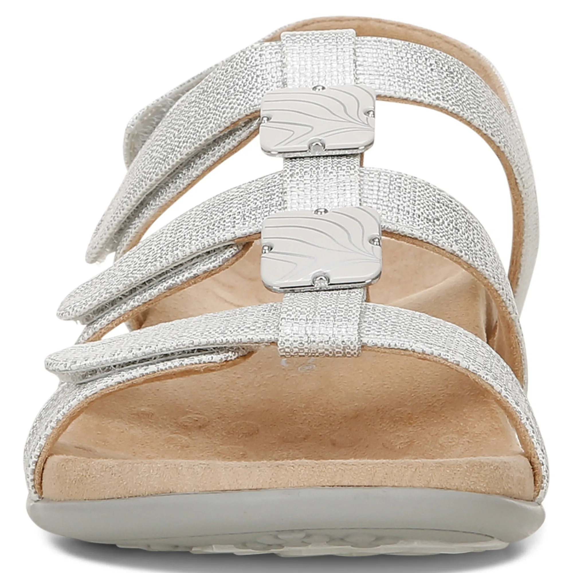 Vionic Amber Metallic Adjustable Sandal Hot