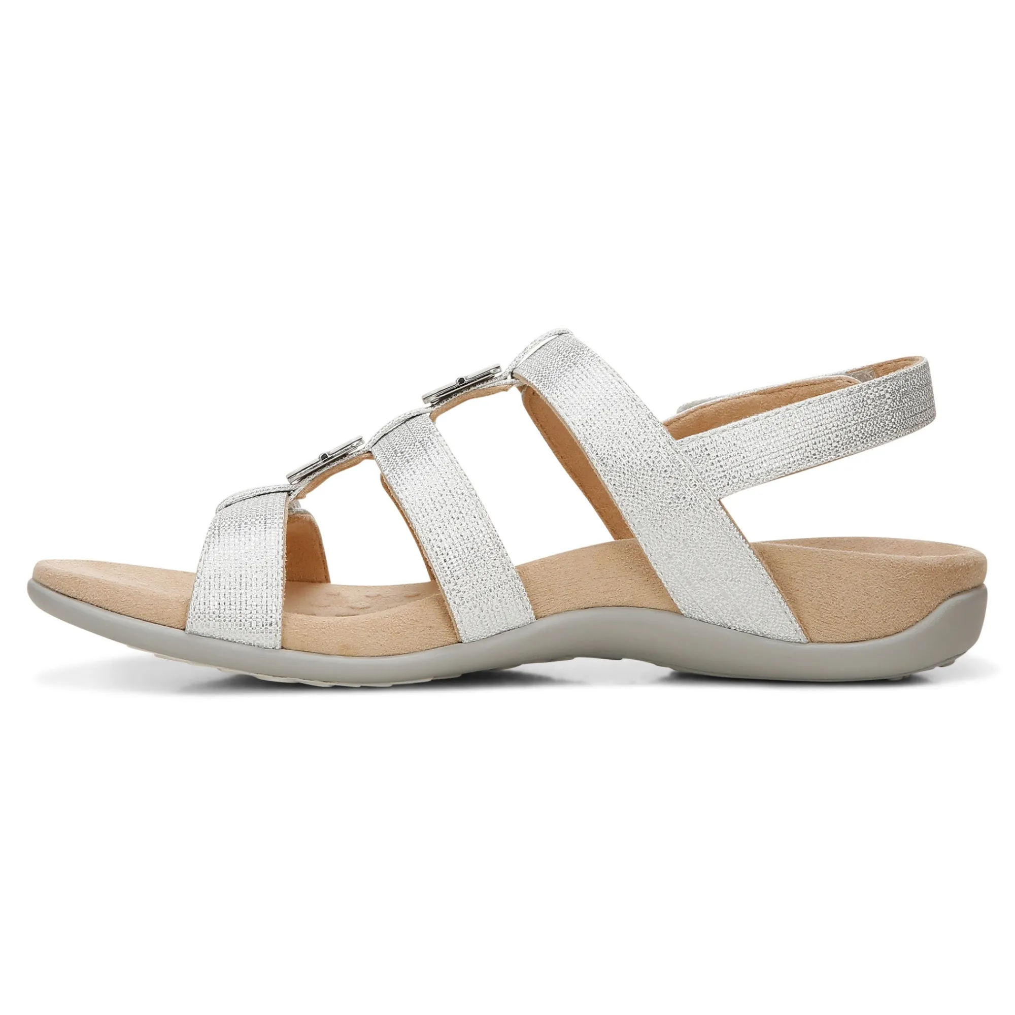 Vionic Amber Metallic Adjustable Sandal Hot