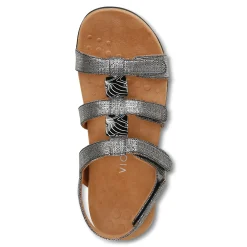 Vionic Amber Metallic Adjustable Sandal Hot