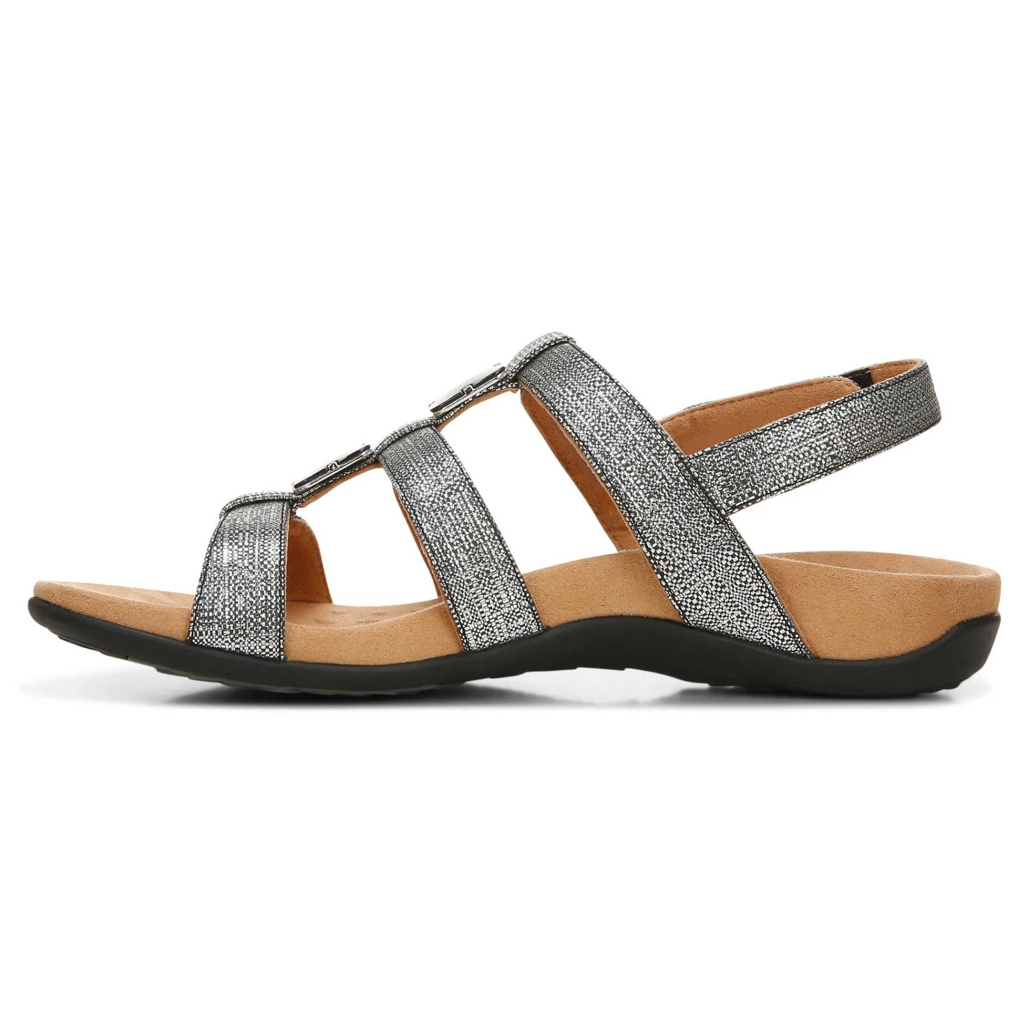 Vionic Amber Metallic Adjustable Sandal Hot
