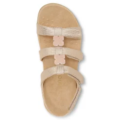 Vionic Amber Metallic Adjustable Sandal Hot
