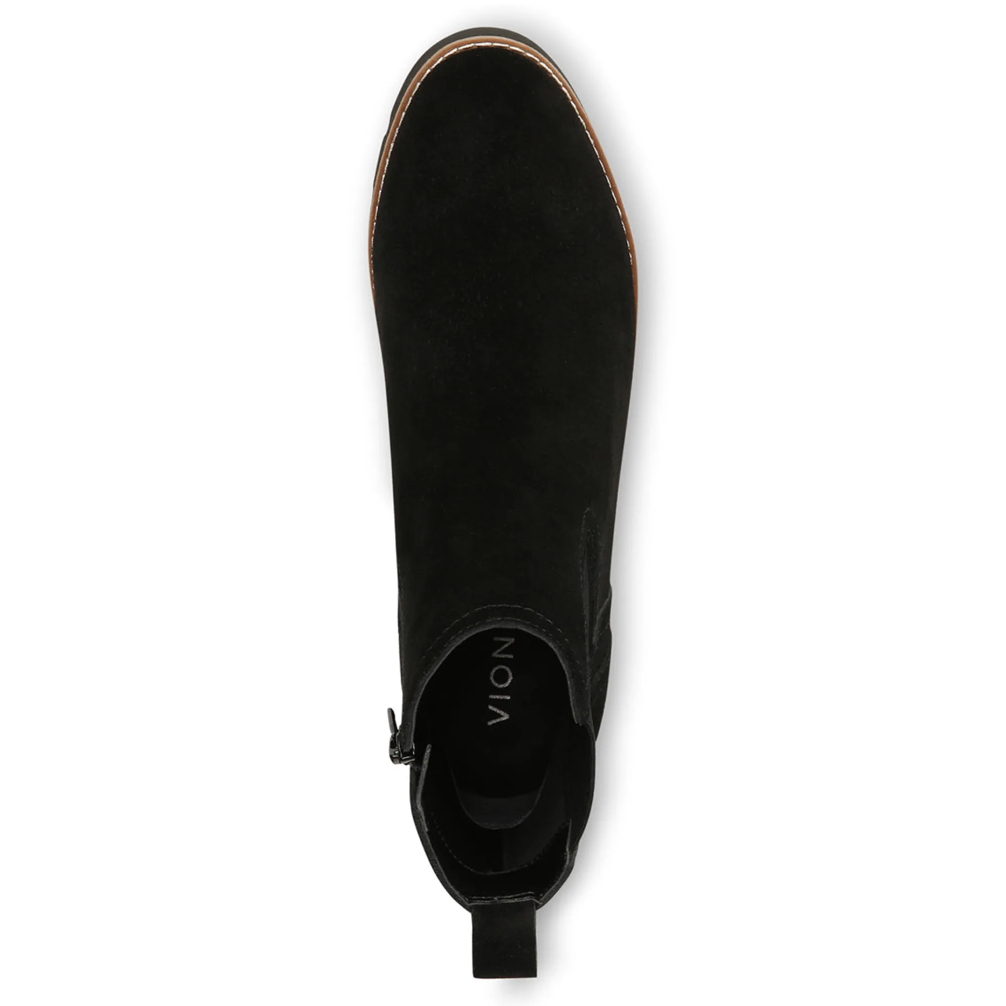 Vionic Brighton Ankle Boot (Wide) Black Outlet