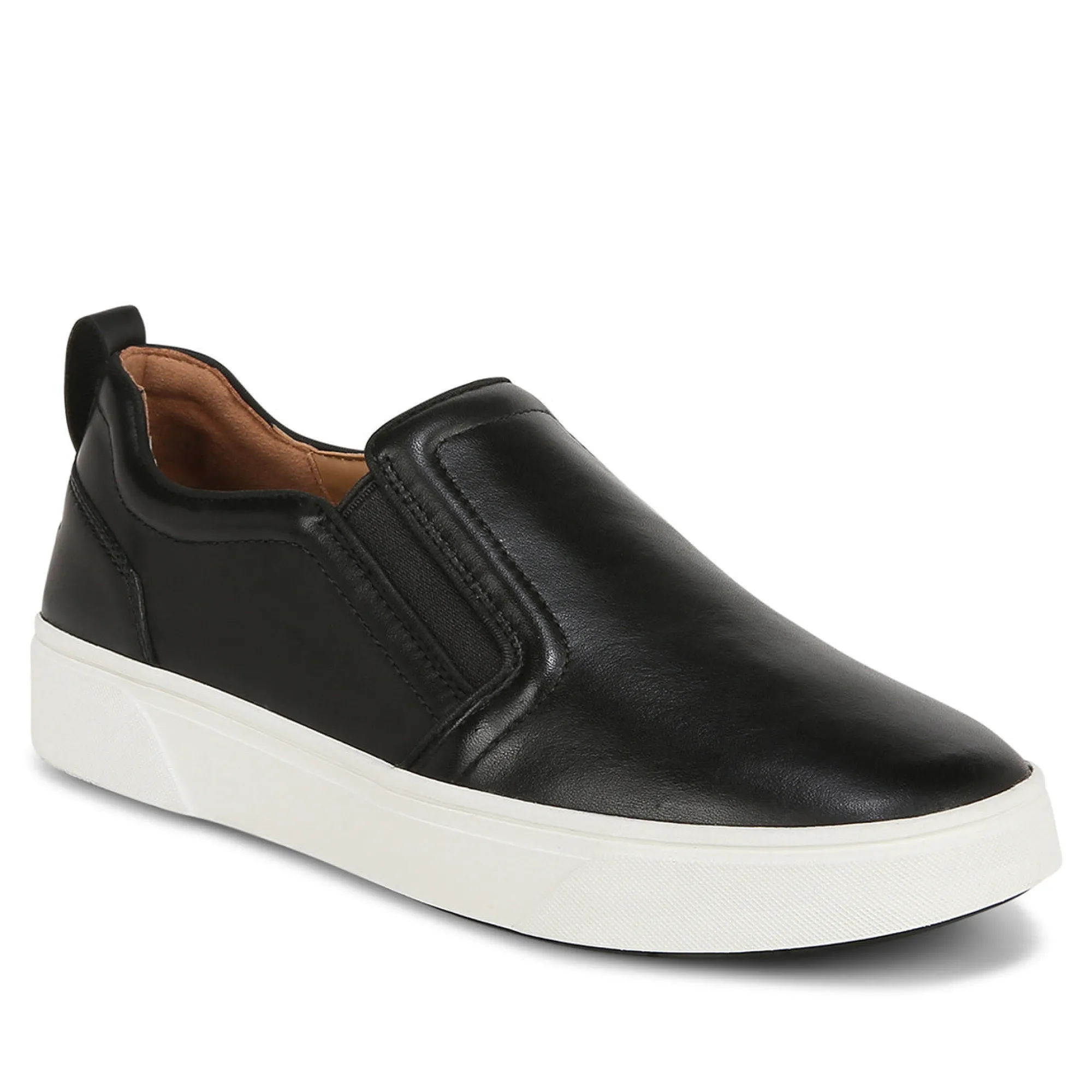 Vionic Kimmie Sneaker (Wide) Black Leather