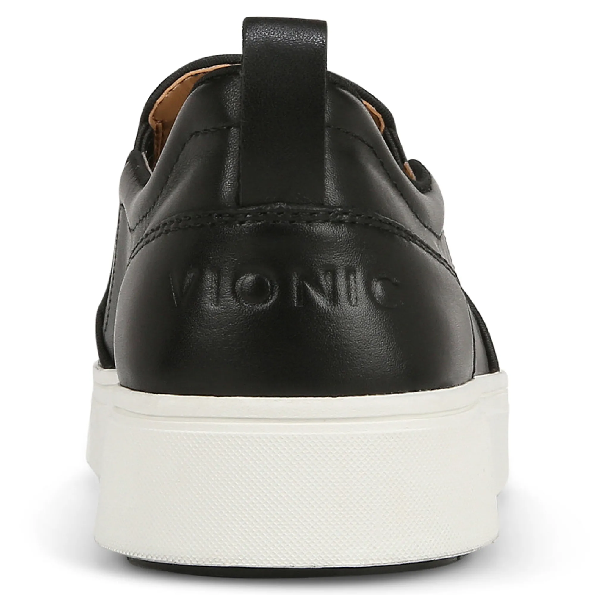 Vionic Kimmie Sneaker (Wide) Black Leather