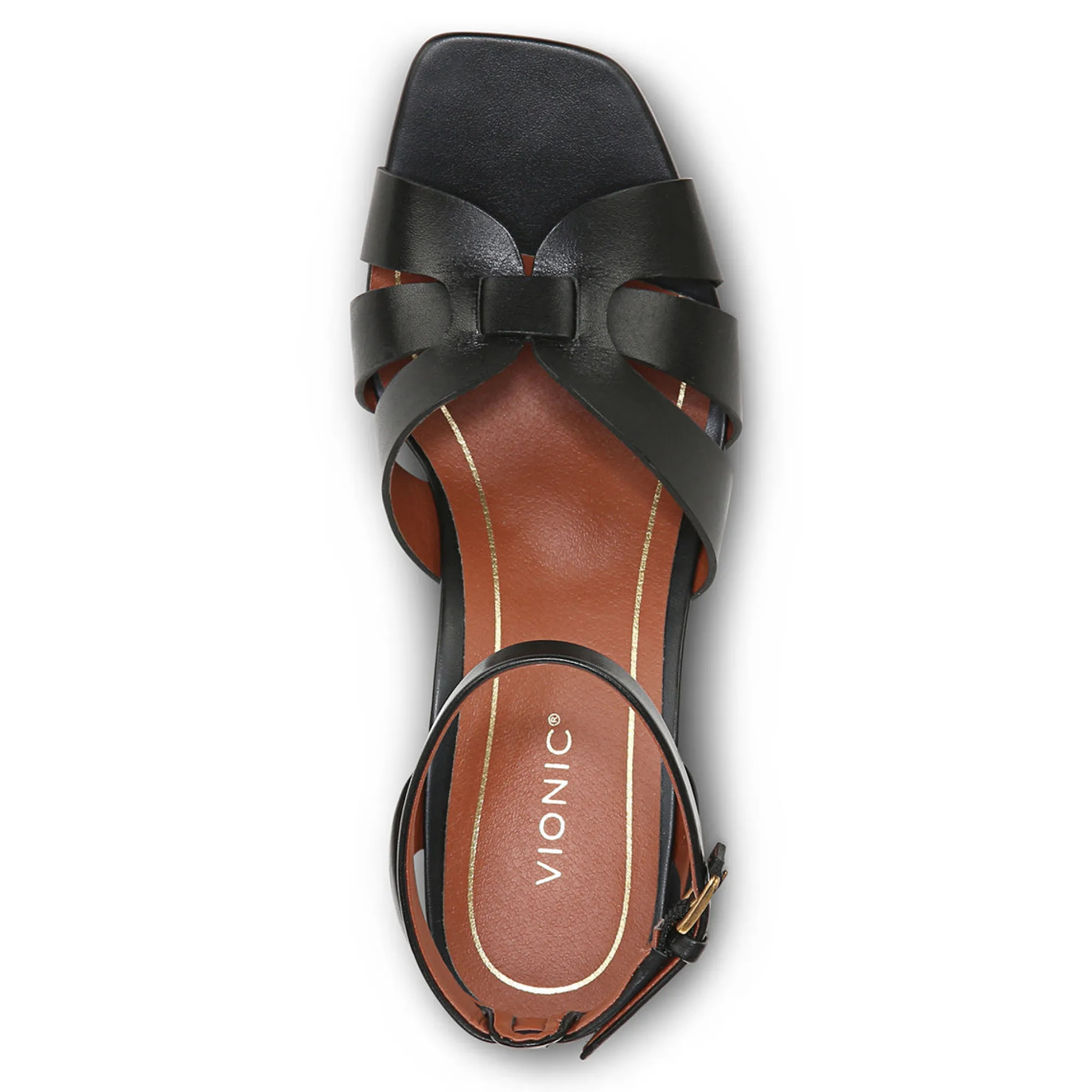 Vionic Marrin Heeled Sandal Black New